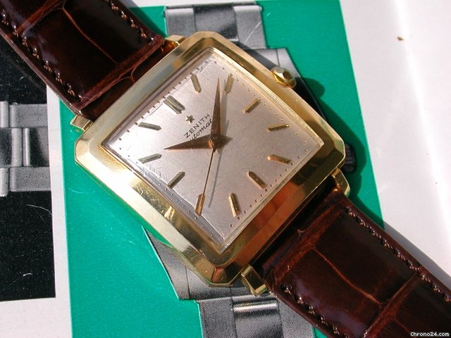 replica Zenith : Carree Automatik in 18kt 60er Jahre WATCHES 1 