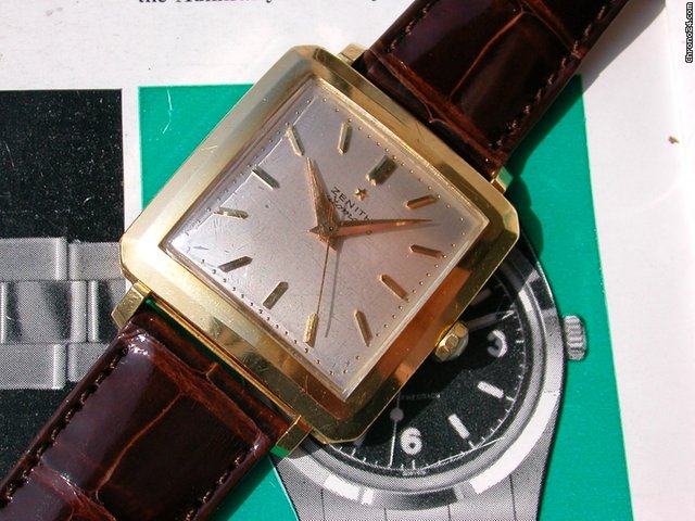 Zenith : Carree Automatik in 18kt 60er Jahre