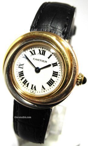 Cartier TRINITY LADY REF 2357 18 KT GOLD QUARTZ