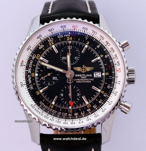 Breitling Navitimer  World  NEU incl MWST m B+P