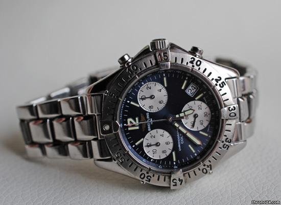 Breitling Colt Edelstahl Chronograph in sehr gutem Zustand