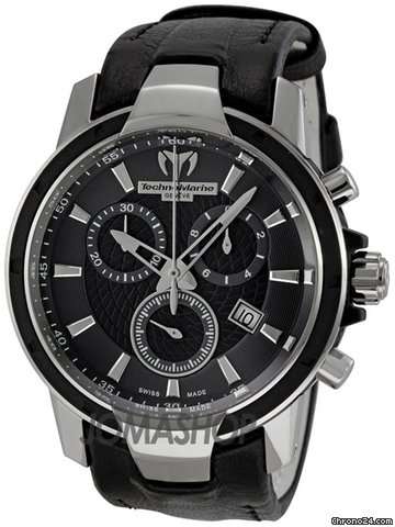 Technomarine UF6 Black Dial Chronograph Ladies Watch 609010