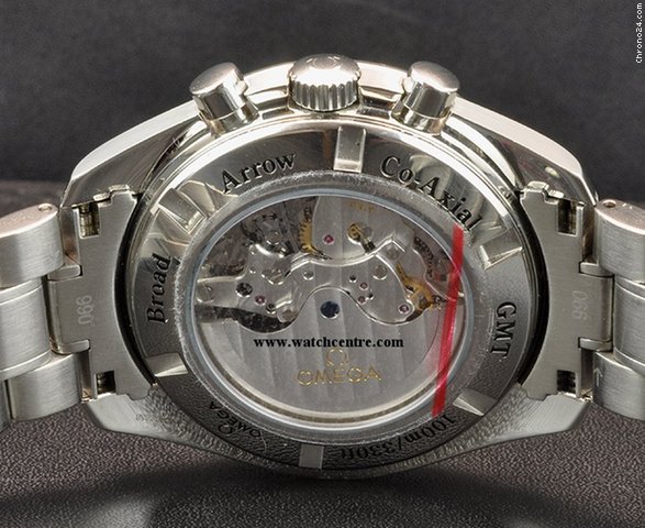 replica Omega S/S Speedmaster Broad Arrow GMT B&P 3581.30.00 WATCHES 1 