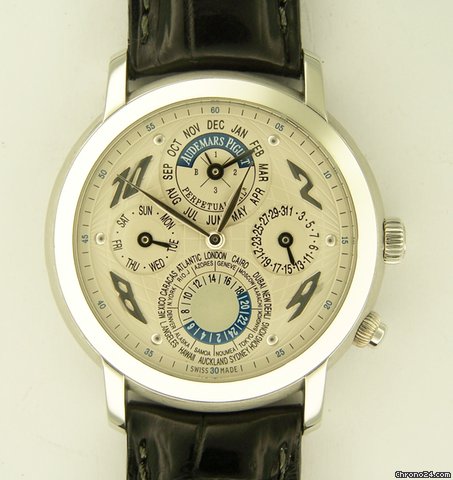 Audemars Piguet Calendario Perpetuo Metropolis platino