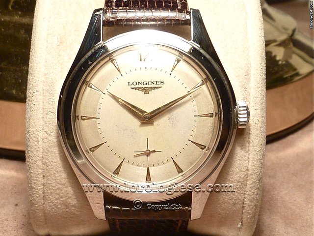 replica Longines "6 Tacche" original Vintage 1958 Etched Dial - 37mm WATCHES 1 