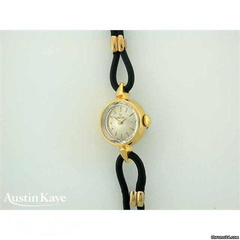 Omega Gold Plated manual on strap