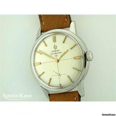 Omega Seamaster 30 steel manual on strap