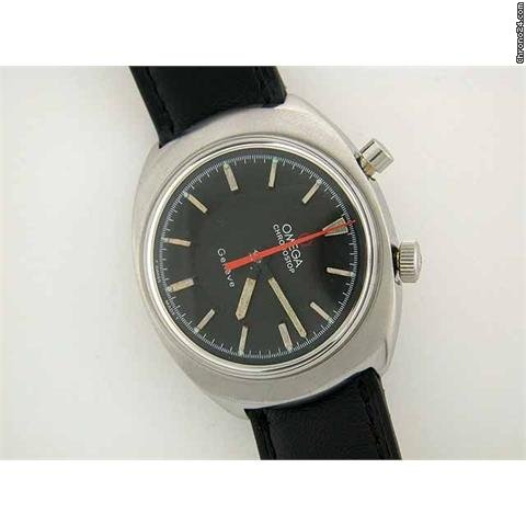Omega Chronostop steel manual on strap