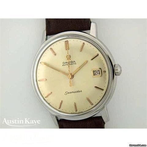 Omega Seamaster steel automatic on strap