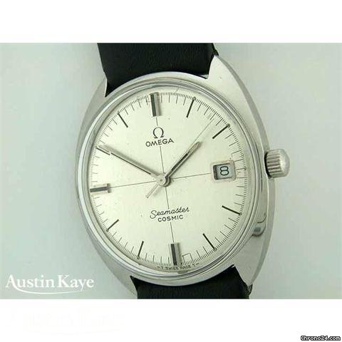 Omega Seamaster Cosmic steel manual on strap