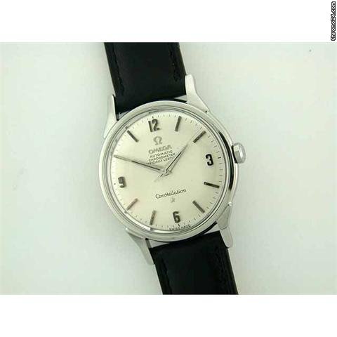 Omega Constellation steel automatic on strap