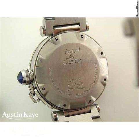 replica Cartier Pasha steel automatic on bracelet WATCHES 1 