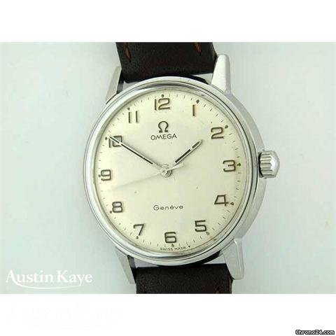 Omega Geneve steel manual on strap