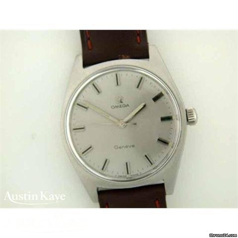 Omega Geneve steel manual on strap