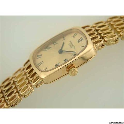 replica Patek Philippe manual wind 18ct gold on bracelet WATCHES 1 