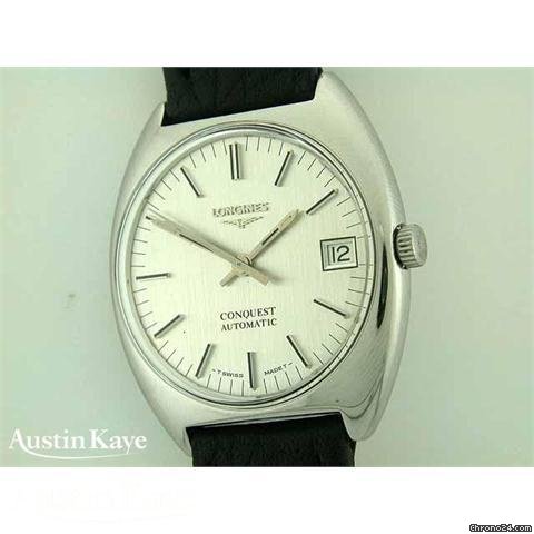 Longines Conquest steel automatic on strap