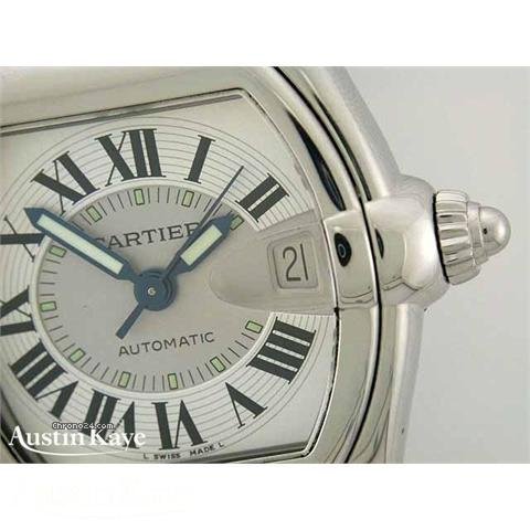 replica Cartier Roadster Steel automatic on bracelet WATCHES 1 