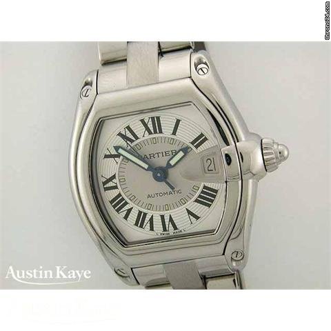 Cartier Roadster Steel automatic on bracelet