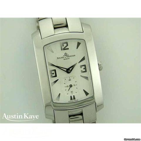 Baume & Mercier &  Hampton steel quartz on bracelet