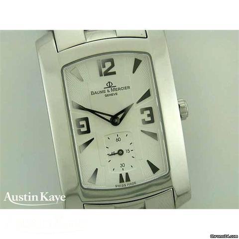 replica Baume & Mercier &  Hampton steel quartz on bracelet WATCHES 1 