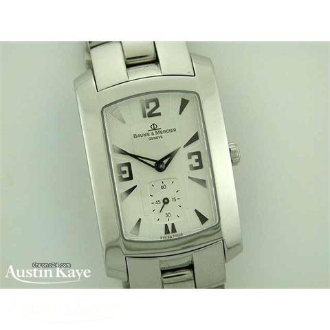 Baume & Mercier &  Hampton steel quartz on bracelet
