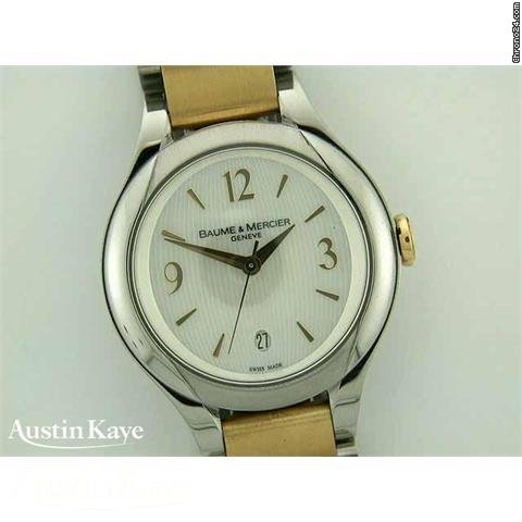 replica Baume & Mercier &  bi-colour quartz on bracelet. WATCHES 1 