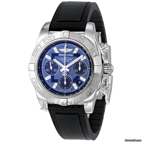 Breitling Chronomat 41 Blue Dial Automatic Mens Watch AB014012-C830BKPD