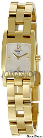 Tissot Trend T3 Mother of Pearl Dial Gold Tone Ladies Watch T042.109.33.117.00
