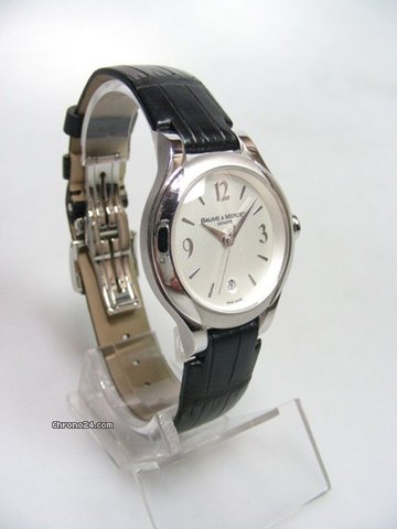 replica Baume & Mercier Ilea acier/cuir cadran silver WATCHES 1 