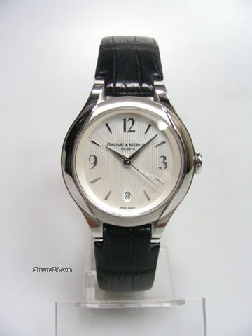Baume & Mercier Ilea acier/cuir cadran silver