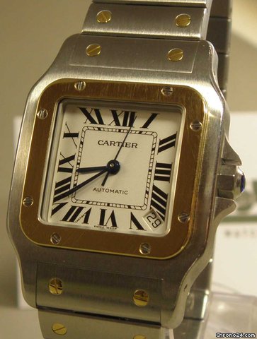 Cartier Santos Galbee XL St/Gg B&P