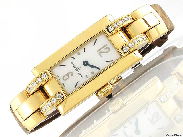 Jaeger-LeCoultre Damen "IDEALE" 750/- Gelbgold Quarz