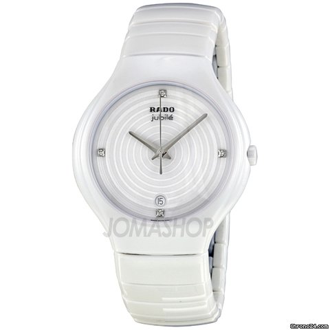 Rado True White Dial Creamic Unisex Watch R27695712