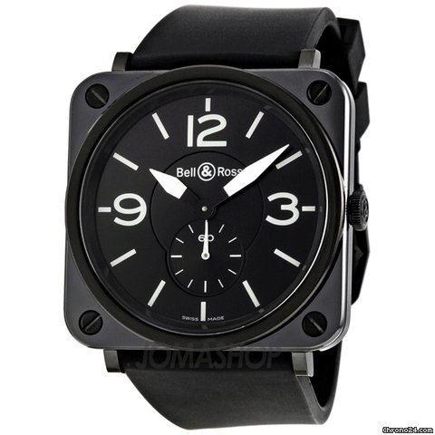 Bell & Ross Aviation Black Ceramic Watch BRS-BL-CER-SRB