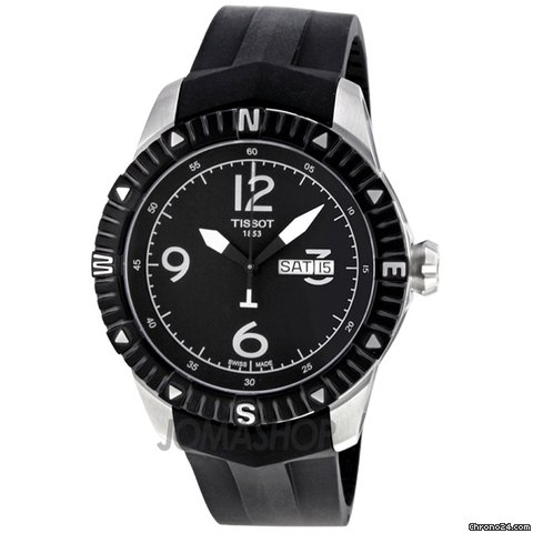 Tissot T-Navigator Automatic Black Dial Stainless Steel Mens Watch T0624301705700