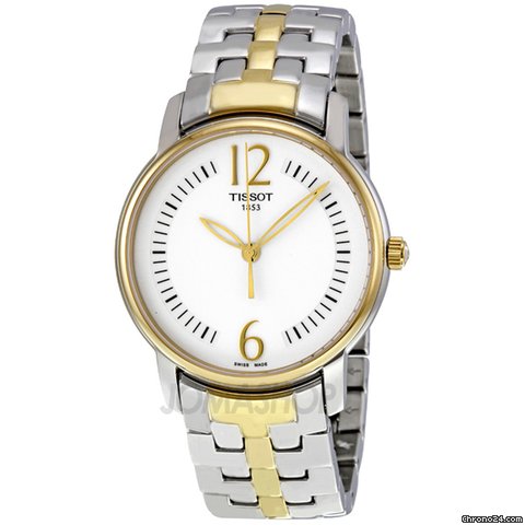 Tissot Lady Round Trend Silver PVD Ladies Watch T0522102203700