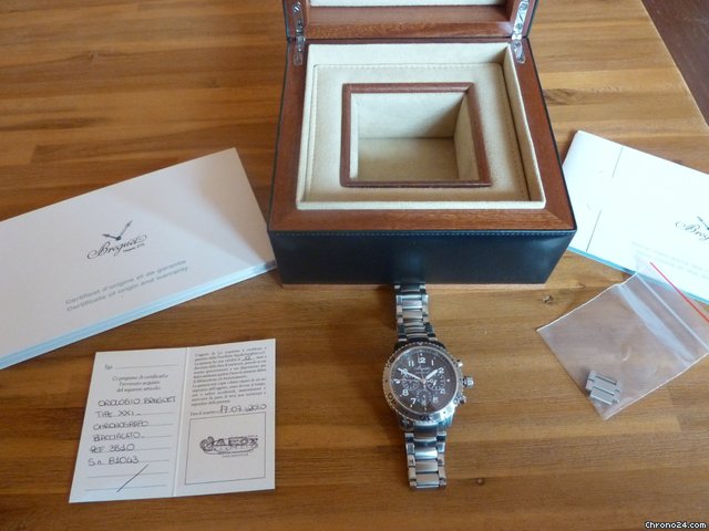 replica Breguet XXI Flyback Stahl+ Lederband WATCHES 1 