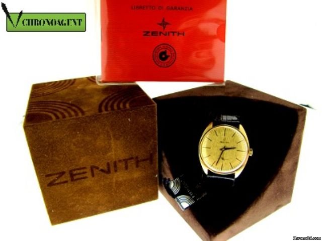 Zenith Oro Giallo 18kt Nuovo Box & Paper