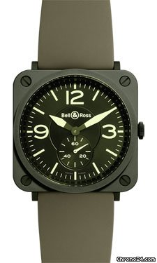 Bell & Ross BR-S Quartz Military Ceramic