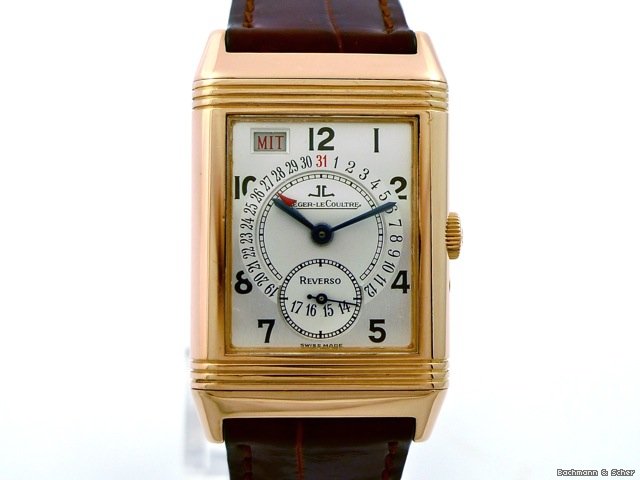 replica Jaeger-LeCoultre Reverso Grand Taille, Calendar, 18k Rose Gold WATCHES 1 