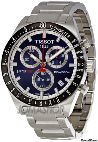 Tissot PRS516 Blue Dial Chronograph Mens Watch T0444172104100