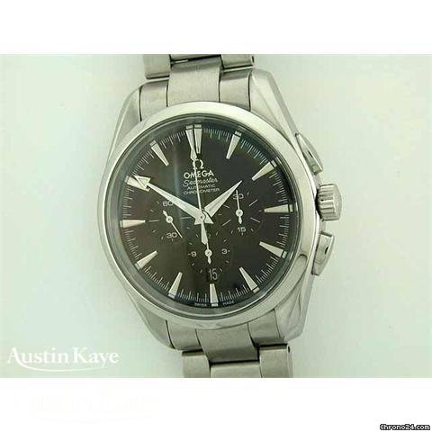 Omega Seamaster steel automatic chronograph on bracelet