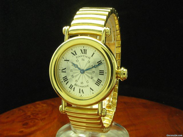 Cartier Diabolo 18kt 750 Gold Handaufzug Unisexuhr Inkl. Box