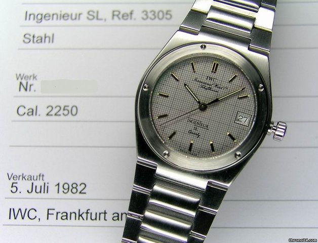 IWC Ingenieur SL Edelstahl
