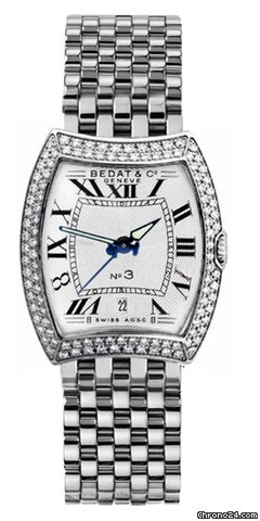 Bedat & Co No. 3 Diamond Steel Ladies Watch 314.031.100