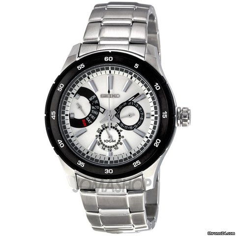 Seiko Criteria Retrograde Day Indicator Mens Watch SNT021P1