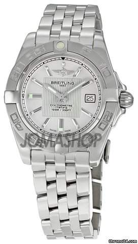 Breitling Galactic 32 Silver Dial Ladies Watch A71356L2-G702SS