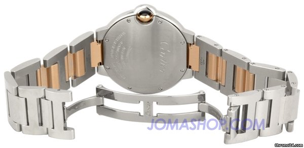 replica Cartier Ballon Bleu de Cartier Gold and Steel Medium Watch W6920033 WATCHES 1 