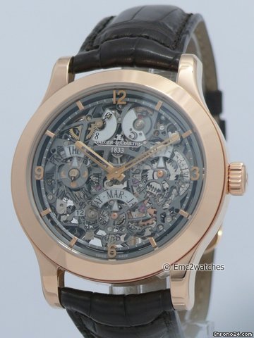 Jaeger-LeCoultre Master 8 days Perpetual Skeleton Pink Gold ~99% like new