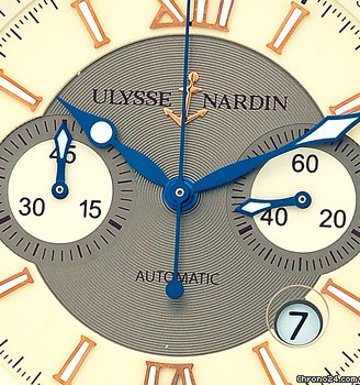 replica Ulysse Nardin Gent's 18K Rose Gold  Maxi Marine Chronograph Strapwatch [On Hold] WATCHES 1 